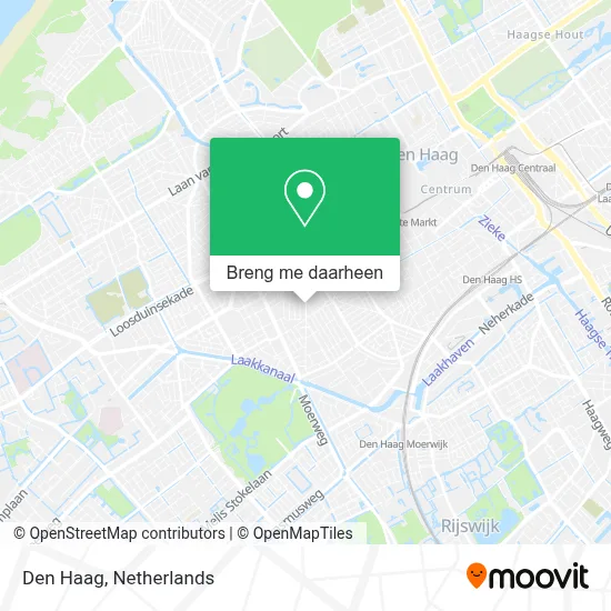 Den Haag kaart