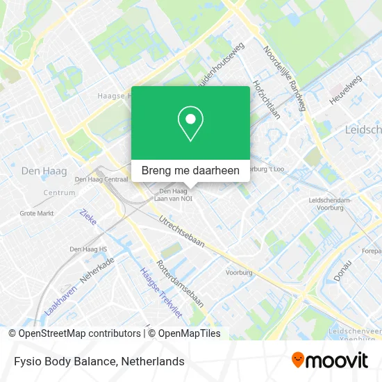 Fysio Body Balance kaart