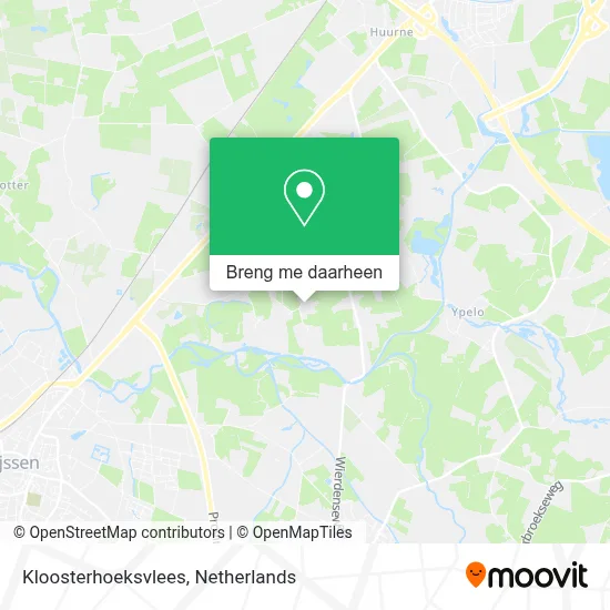 Kloosterhoeksvlees kaart