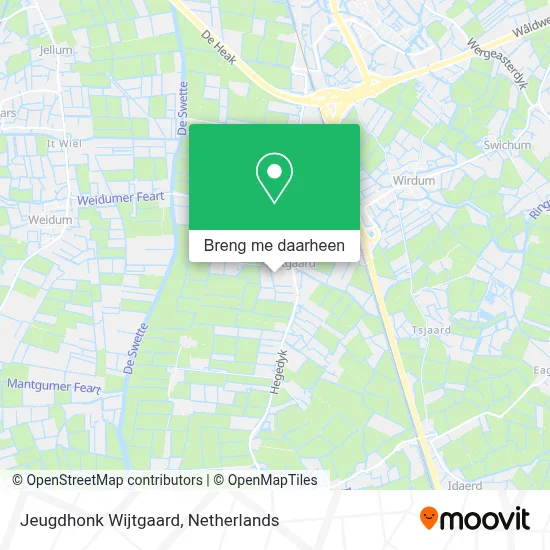 Jeugdhonk Wijtgaard kaart