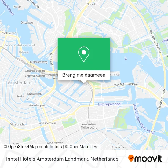 Inntel Hotels Amsterdam Landmark kaart