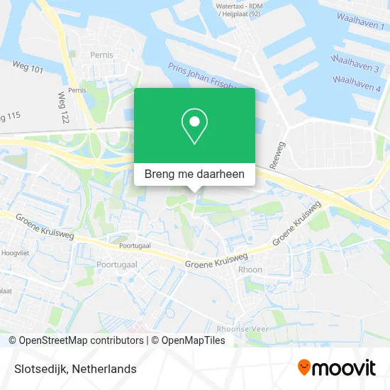 Slotsedijk kaart