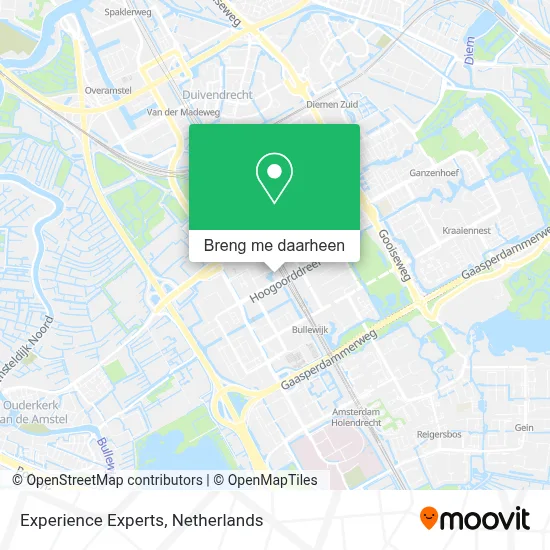 Experience Experts kaart