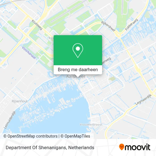 Department Of Shenanigans kaart