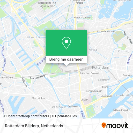 Rotterdam Blijdorp kaart