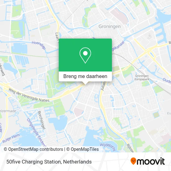 50five Charging Station kaart