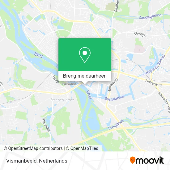 Vismanbeeld kaart