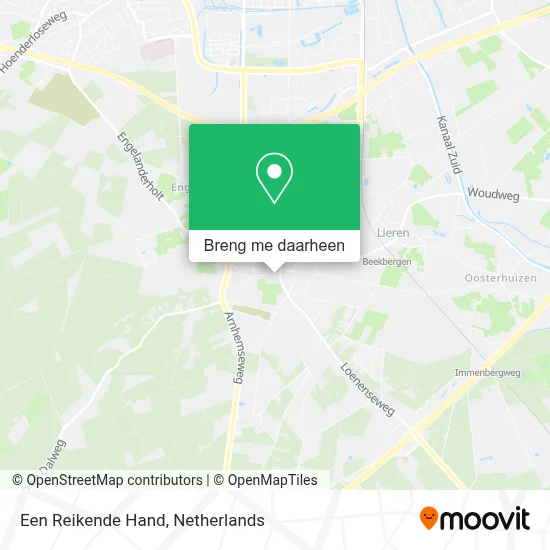 Een Reikende Hand kaart