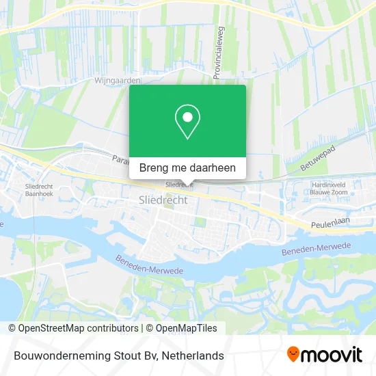 Bouwonderneming Stout Bv kaart