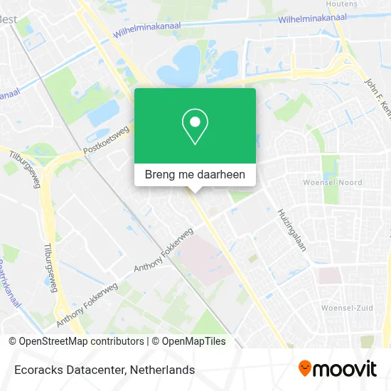 Ecoracks Datacenter kaart
