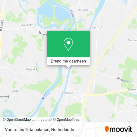 Voetreflex Totalbalance kaart