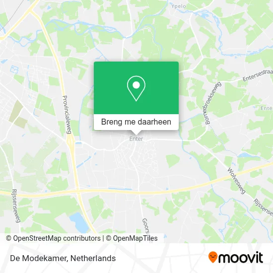 De Modekamer kaart