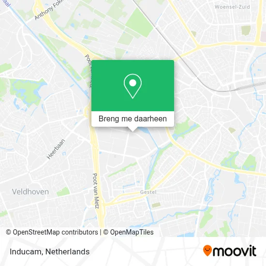 Inducam kaart