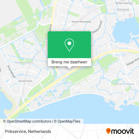 Prikservice kaart
