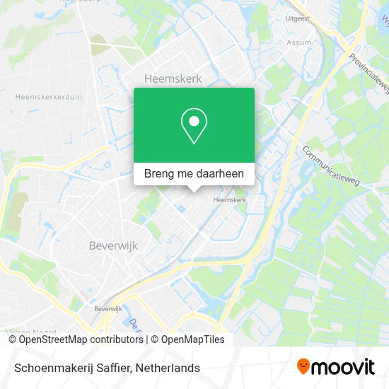 Schoenmakerij Saffier kaart