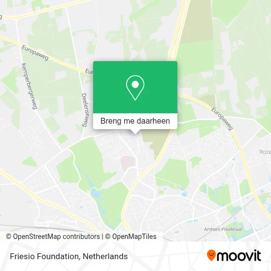 Friesio Foundation kaart