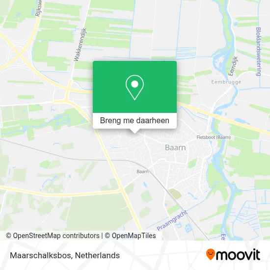 Maarschalksbos kaart