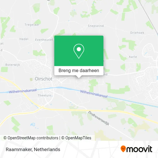 Raammaker kaart