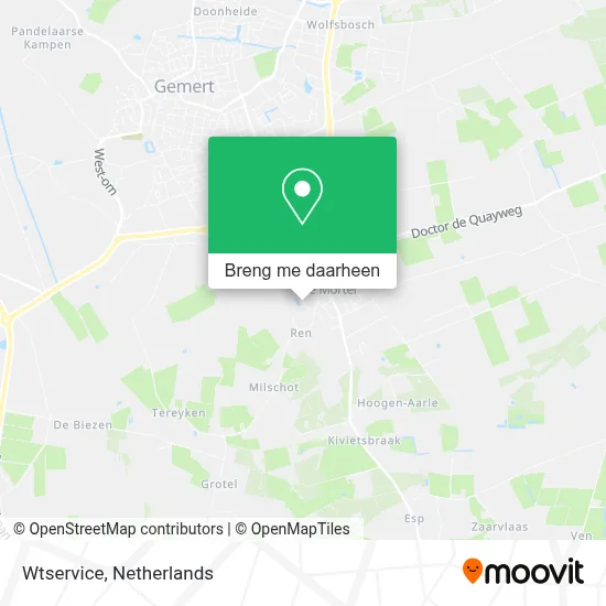 Wtservice kaart