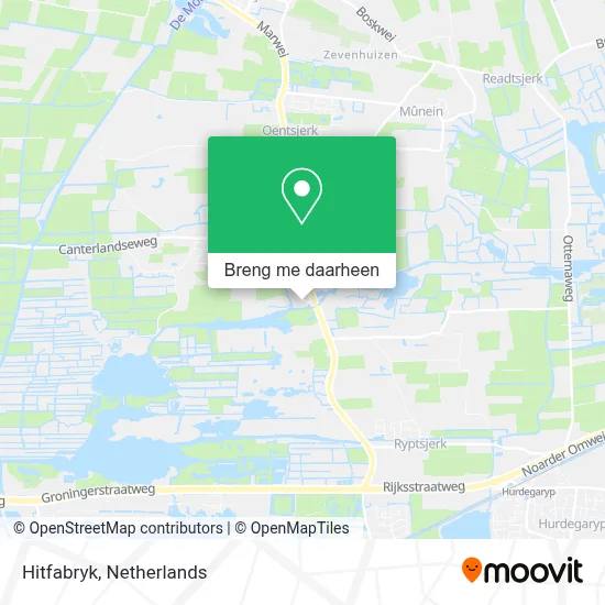 Hitfabryk kaart