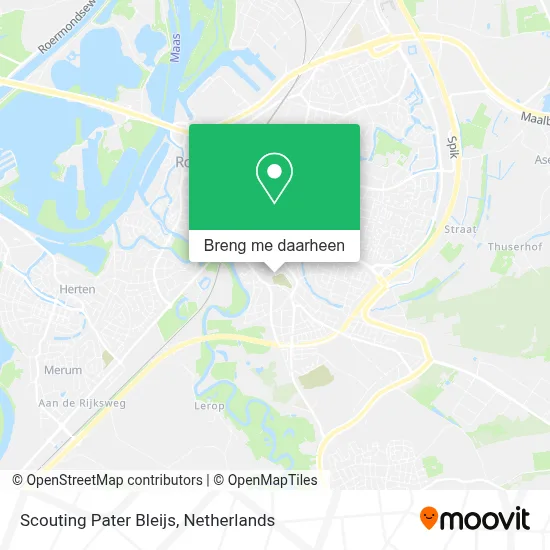 Scouting Pater Bleijs kaart