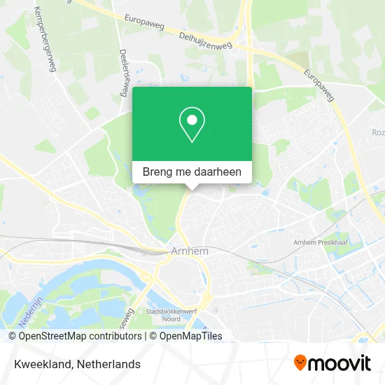 Kweekland kaart