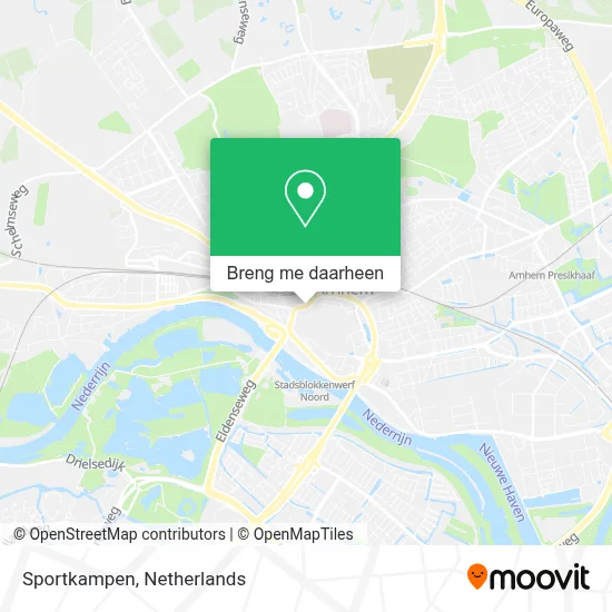 Sportkampen kaart