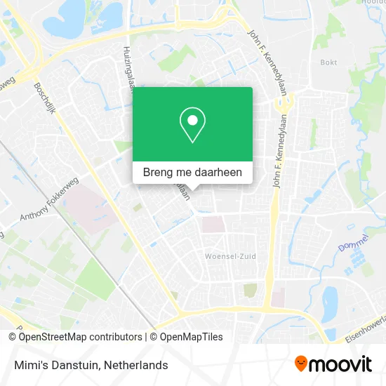 Mimi's Danstuin kaart