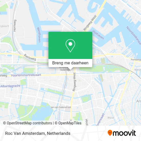 Roc Van Amsterdam kaart
