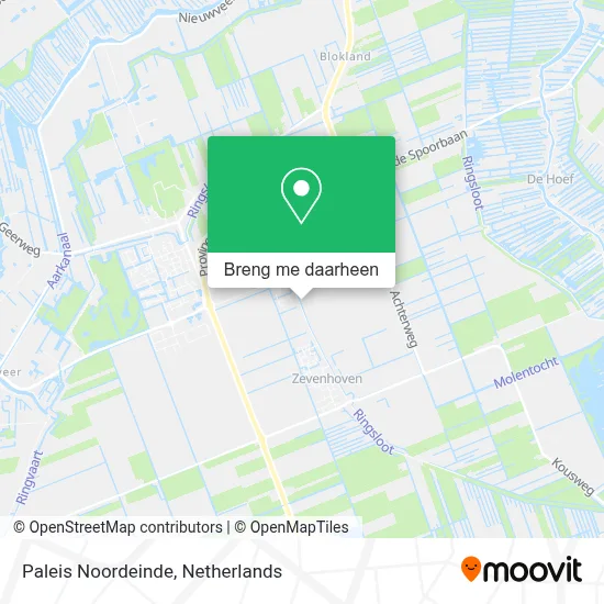 Paleis Noordeinde kaart