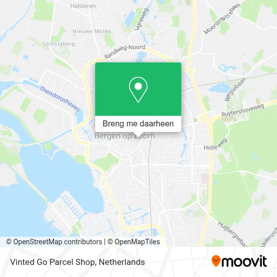 Vinted Go Parcel Shop kaart