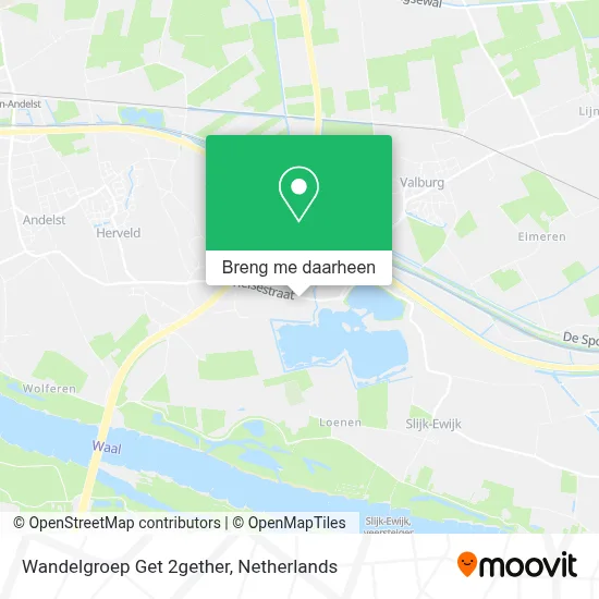 Wandelgroep Get 2gether kaart