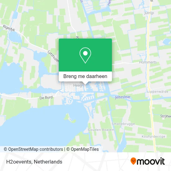 H2oevents kaart
