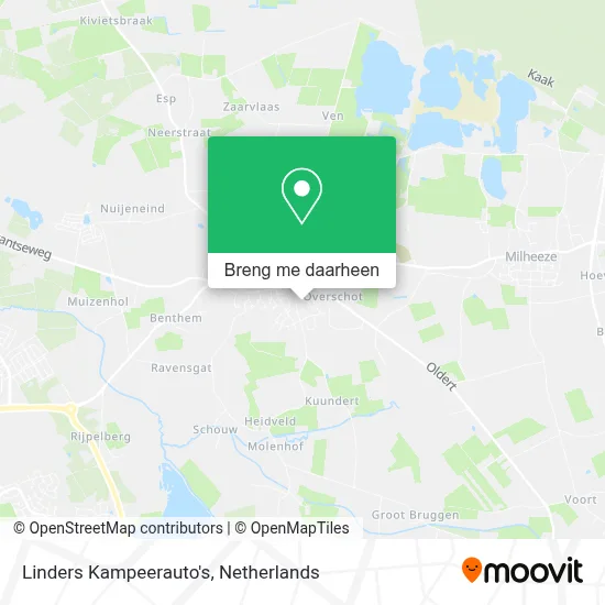 Linders Kampeerauto's kaart