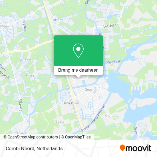 Combi Noord kaart