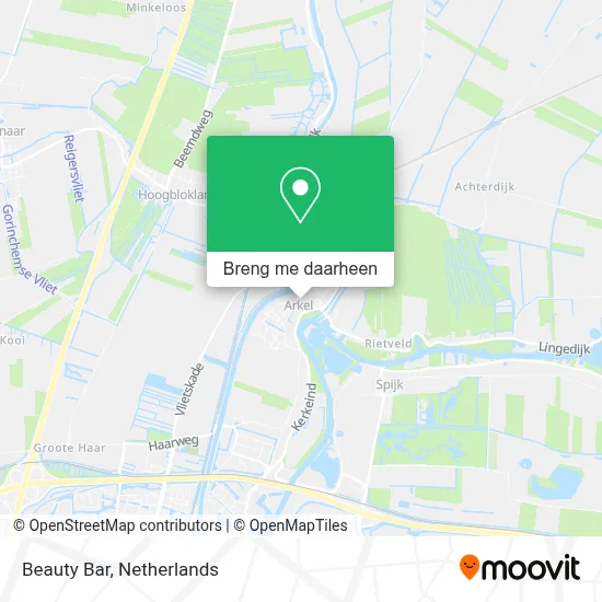 Beauty Bar kaart