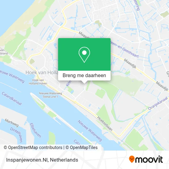 Inspanjewonen.Nl kaart
