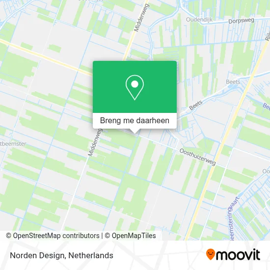 Norden Design kaart