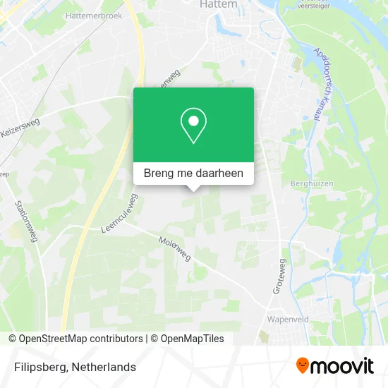Filipsberg kaart