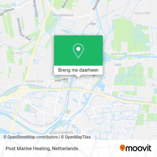 Post Marine Heating kaart