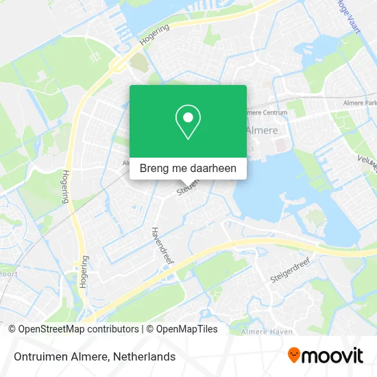 Ontruimen Almere kaart