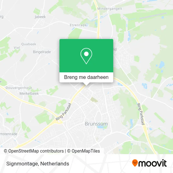 Signmontage kaart