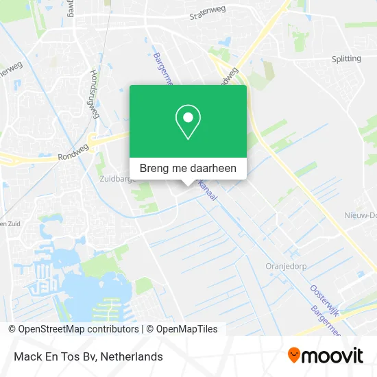 Mack En Tos Bv kaart