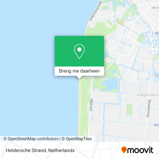 Heldersche Strand kaart