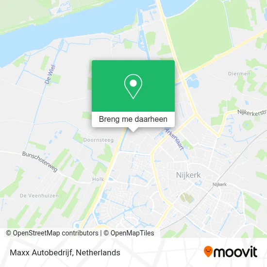 Maxx Autobedrijf kaart