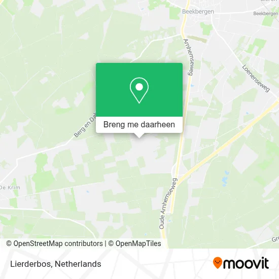 Lierderbos kaart