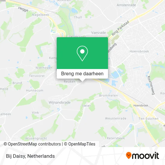 Bij Daisy kaart