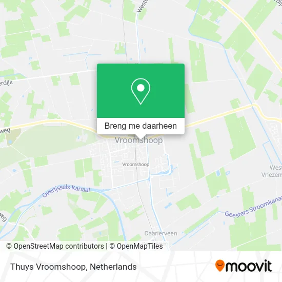 Thuys Vroomshoop kaart