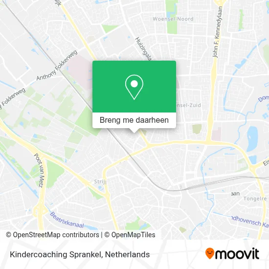 Kindercoaching Sprankel kaart