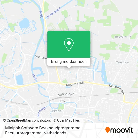 Minipak Software Boekhoudprogramma | Factuurprogramma kaart